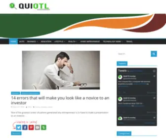 Quiotl.com(The Best Resources for Reviews and News) Screenshot