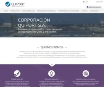 Quiport.com(Corporación Quiport S.A) Screenshot