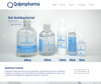 Quipropharma.com(Laboratorio Farmacéutico) Screenshot