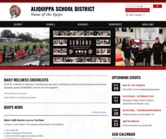 Quipsd.org(Aliquippa School District Home) Screenshot