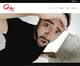 Quiquesantano.com(Página web del Actor Quique Santano) Screenshot