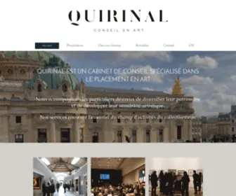 Quirinal.fr(Art) Screenshot