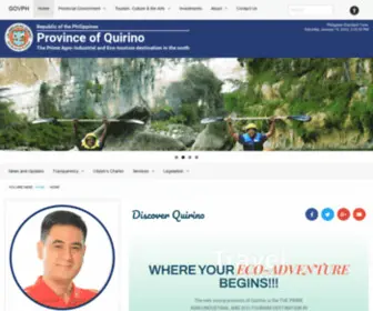 Quirinoprovince.online(Province of Quirino) Screenshot