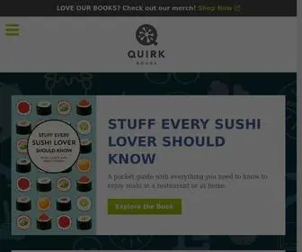 Quirkbooks.com(Quirk Books) Screenshot