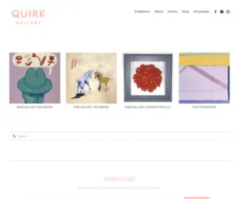 Quirkgallery.com(Quirk) Screenshot