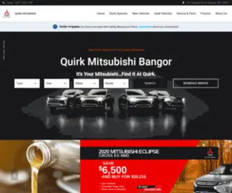 Quirkmitsubishiofbangor.com(Quirkmitsubishiofbangor) Screenshot