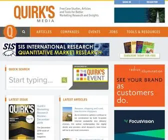 Quirks.com(Find Market Research Companies) Screenshot