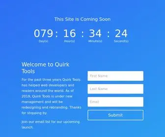 Quirktools.com(Home) Screenshot