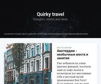 Quirky-Travel.info(Quirky travel) Screenshot