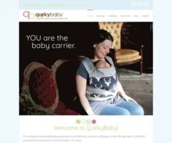 Quirkybaby.com(Baby slings) Screenshot