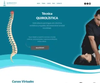 Quirolistica.com(Dolor de Espalda) Screenshot