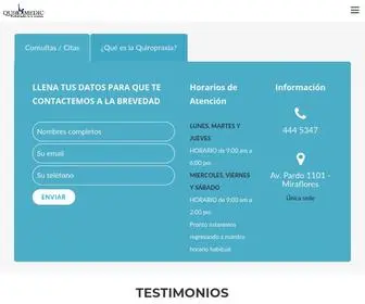 Quiromedic.com(Quiropráctica) Screenshot