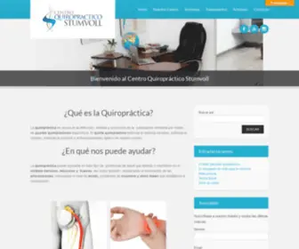 Quiropracticoperu.com(Bienvenido al Centro Quiropráctico Stumvoll) Screenshot