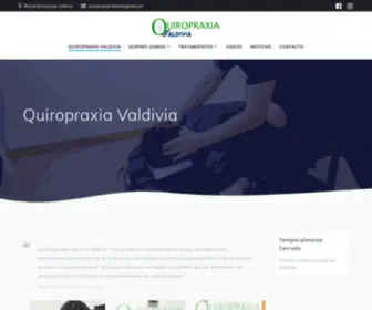 Quiropraxiavaldivia.cl(QUIROPRAXIA VALDIVIIA) Screenshot