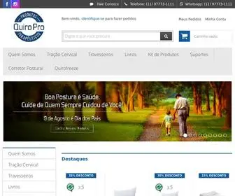 Quiropro.com.br(Produtos) Screenshot