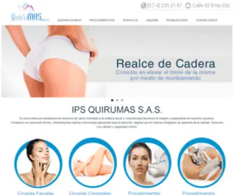 Quirumas.com(Cirujanos Plasticos Medellin) Screenshot