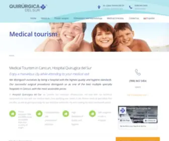 Quirurgicadelsur.com(Hospital Cancún) Screenshot