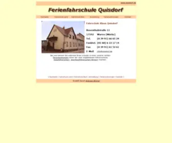 Quisdorf.de(EINS, ZWEI, DREIBoots­führer­schein) Screenshot