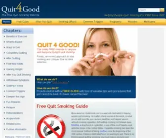 Quit4Good.com(Benefits of Exercise) Screenshot