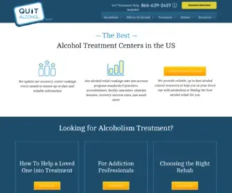 Quitalcohol.com(How To Quit Drinking Alcohol & Best Alcohol Rehabs) Screenshot
