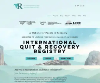 Quitandrecovery.org(Addiction Recovery) Screenshot