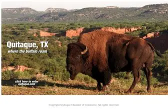 Quitaque.org(Historic Caprock Canyons and Comanchero Country of the Texas Panhandle) Screenshot