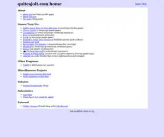 Quiteajolt.com(quiteajolt) Screenshot