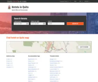 Quito-Hotels-EC.com(All accommodations in Quito) Screenshot