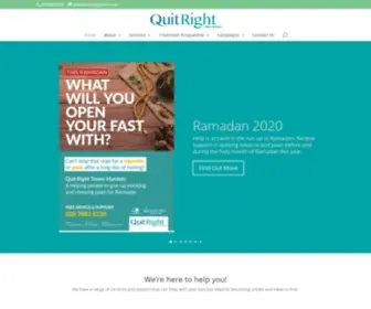 Quitrightth.org(Quit Right Tower Hamlets) Screenshot