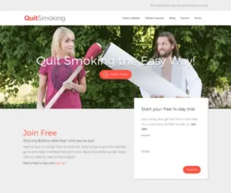 Quitsmoking.com(How to Quit Smoking Cigarettes & Tobacco) Screenshot