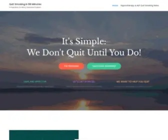 Quitsmokingin88Minutes.com(Quit Smoking in 88 Minutes) Screenshot