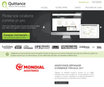 Quittance.com(Quittance de Loyer et Gestion Locative) Screenshot