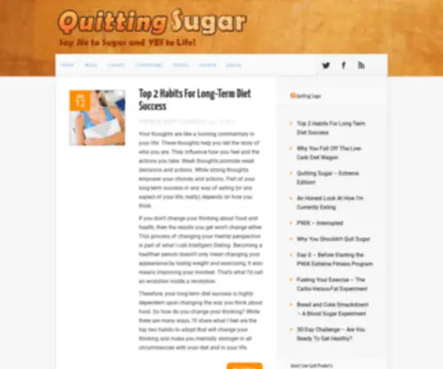 Quittingsugar.com(Quitting Sugar) Screenshot