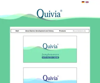 Quivia.com(Alles für Ihre Haut) Screenshot