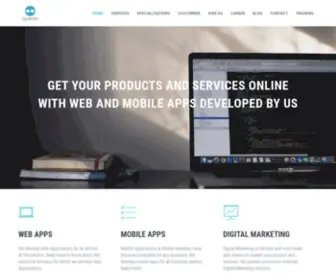 Quixom.com(Mobile and Desktop application development company) Screenshot