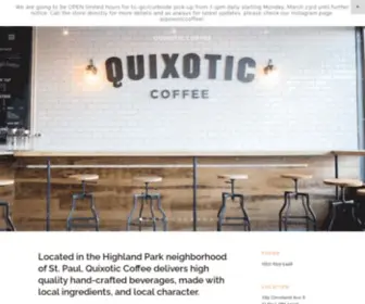 Quixoticcoffee.com(Quixotic Coffee) Screenshot