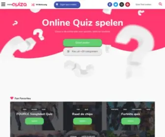 Quiza.nl(Online Quiz Spelen) Screenshot