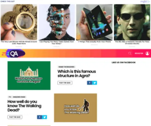Quizabout.com(Quizzy Qoo) Screenshot