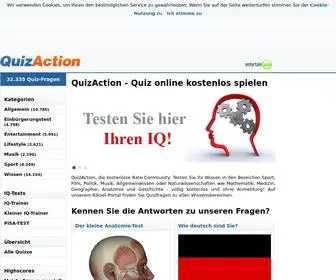 Quizaction.de(Quiz online kostenlos spielen) Screenshot