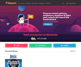 Quizando.com(Play classic & live) Screenshot