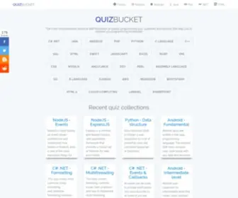 Quizbucket.org(Forsale Lander) Screenshot