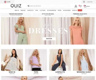 Quizclothingus.com(Women’s Dresses) Screenshot