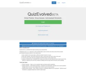 Quizevolved.com(QuizEvolved) Screenshot