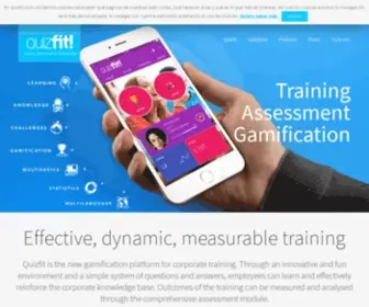 QuizFit.com(Learning Assessment & Gamification) Screenshot