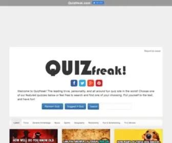 QuizFreak.com(Quiz) Screenshot