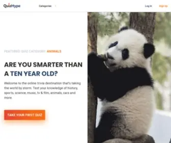 Quizhype.com(The World's Most Interesting Quizzes) Screenshot