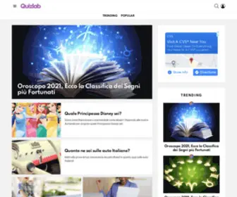 Quizlab.it(I Quiz sulla personalità più divertenti e virali della rete) Screenshot