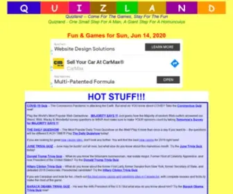 Quizland.com(Free Games at QUIZLAND) Screenshot