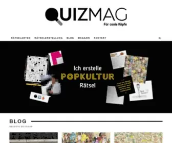 Quizmag.de(Popkulturrätsel für coole Köpfe) Screenshot