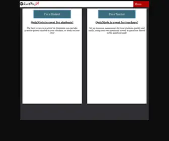 Quizninja.net(Quizzes and Games for Students) Screenshot
